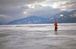 Веселовский на льду, фото А.Лотов