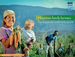 Горные семейные фермерские хозяйства – тема Международного Дня гор в 2014 году