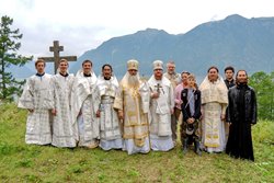 На кордоне Беле Алтайского заповедника прошла Божественная литургия