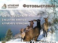В Парламенте Республики Алтай открылась новая фотовыставка Алтайского заповедника
