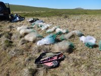 Опергруппой изъят 1 километр сетей в Алтайском заповеднике