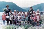 Nursery school. Yailu. August 1987 